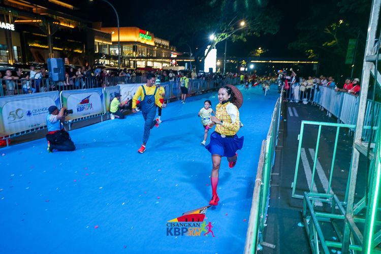 Race photo from CISANGKAN KBP CITY RUN 2025