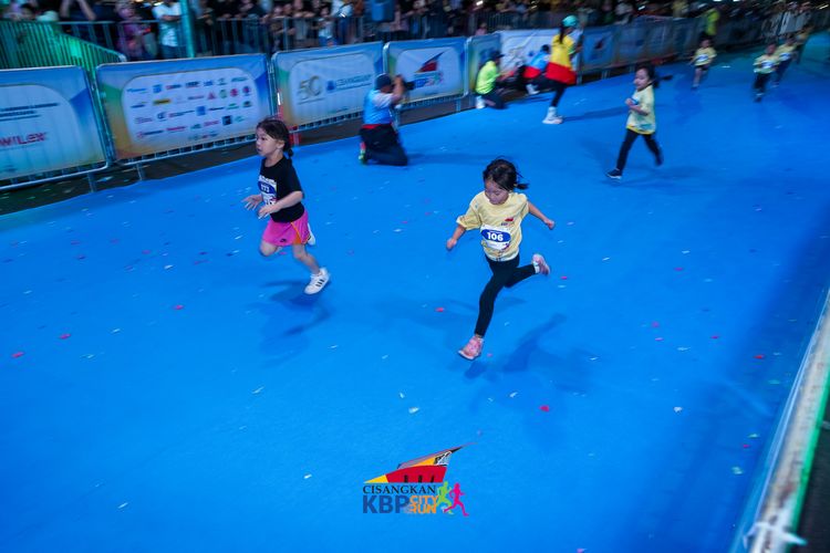 Race photo from CISANGKAN KBP CITY RUN 2025