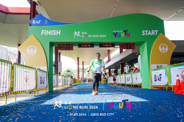 Race photo from BAF LIONS RUN 2024