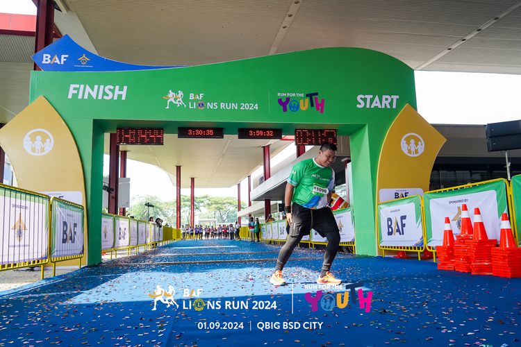 Race photo from BAF LIONS RUN 2024