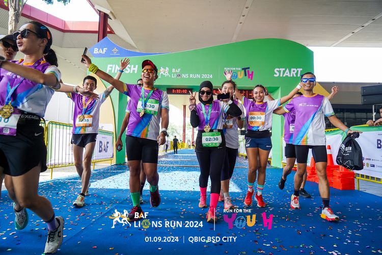 Race photo from BAF LIONS RUN 2024