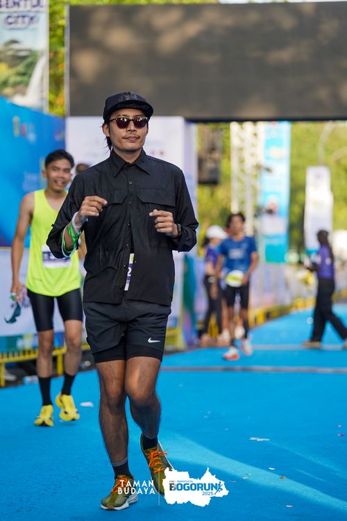 Race photo from Taman Budaya x BOGORUN 2025
