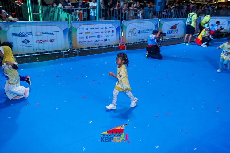 Race photo from CISANGKAN KBP CITY RUN 2025