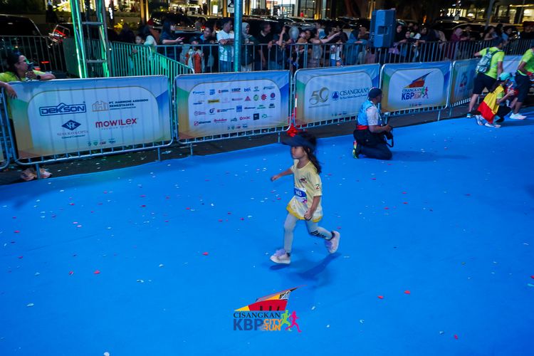 Race photo from CISANGKAN KBP CITY RUN 2025