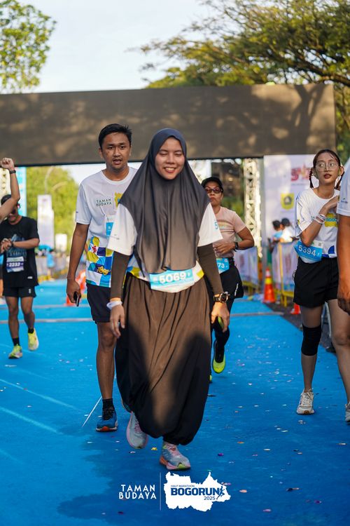 Race photo from Taman Budaya x BOGORUN 2025