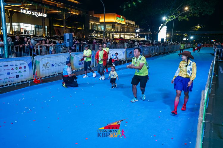 Race photo from CISANGKAN KBP CITY RUN 2025