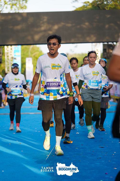 Race photo from Taman Budaya x BOGORUN 2025