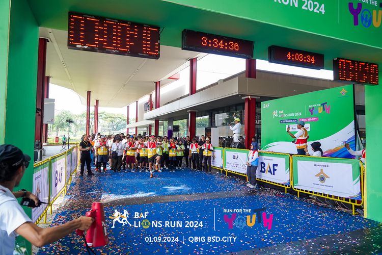 Race photo from BAF LIONS RUN 2024