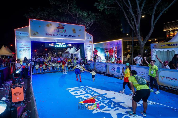 Race photo from CISANGKAN KBP CITY RUN 2025