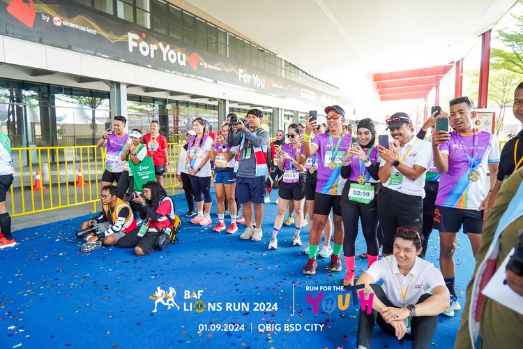 Race photo from BAF LIONS RUN 2024