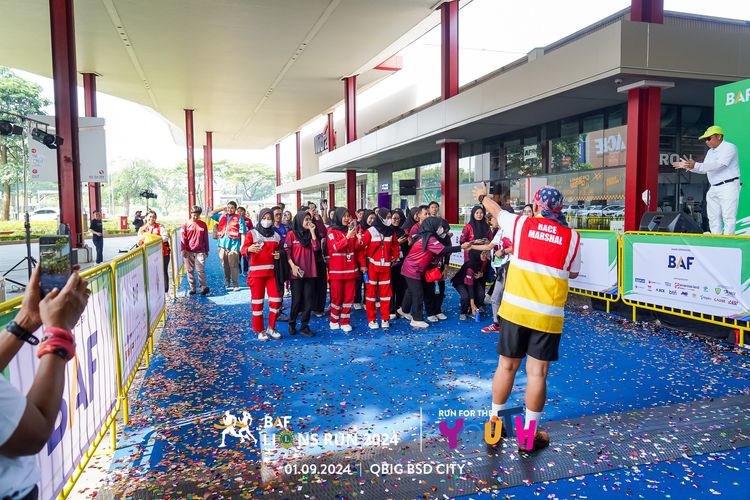 Race photo from BAF LIONS RUN 2024