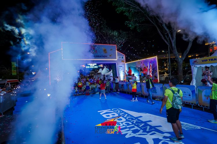Race photo from CISANGKAN KBP CITY RUN 2025
