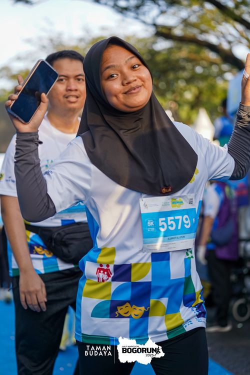 Race photo from Taman Budaya x BOGORUN 2025