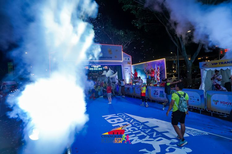 Race photo from CISANGKAN KBP CITY RUN 2025