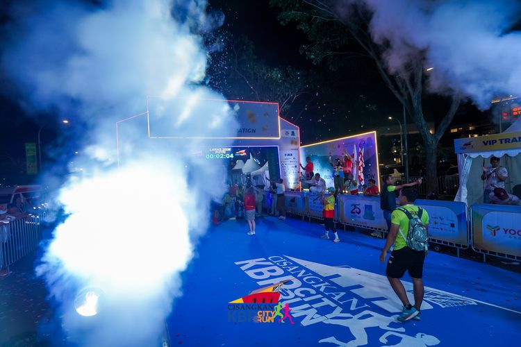 Race photo from CISANGKAN KBP CITY RUN 2025
