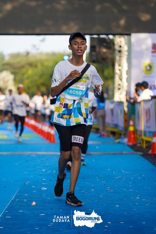 Race photo from Taman Budaya x BOGORUN 2025