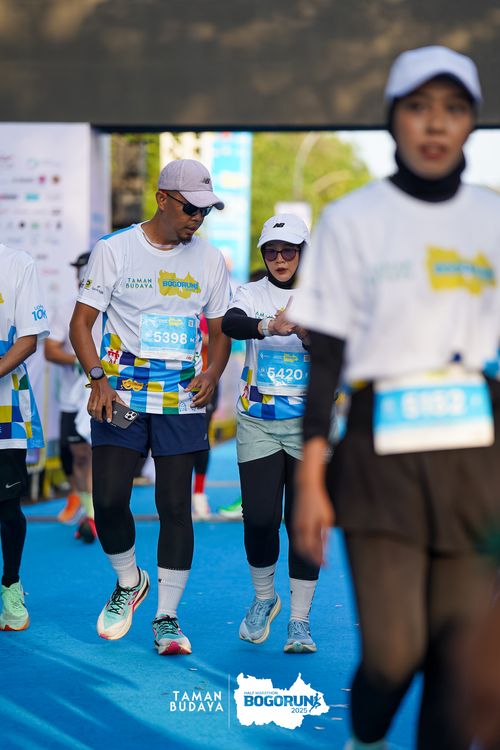 Race photo from Taman Budaya x BOGORUN 2025