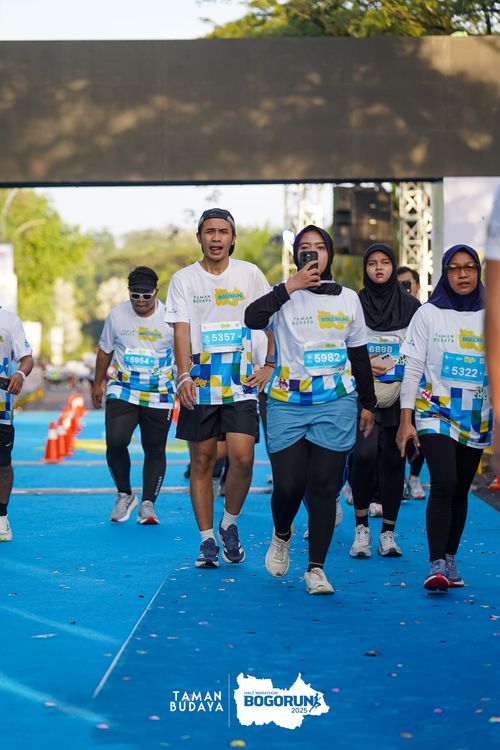 Race photo from Taman Budaya x BOGORUN 2025