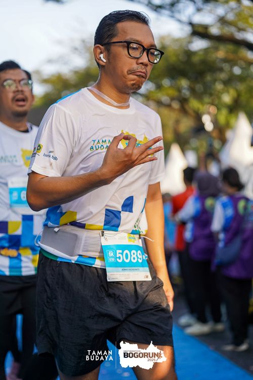 Race photo from Taman Budaya x BOGORUN 2025