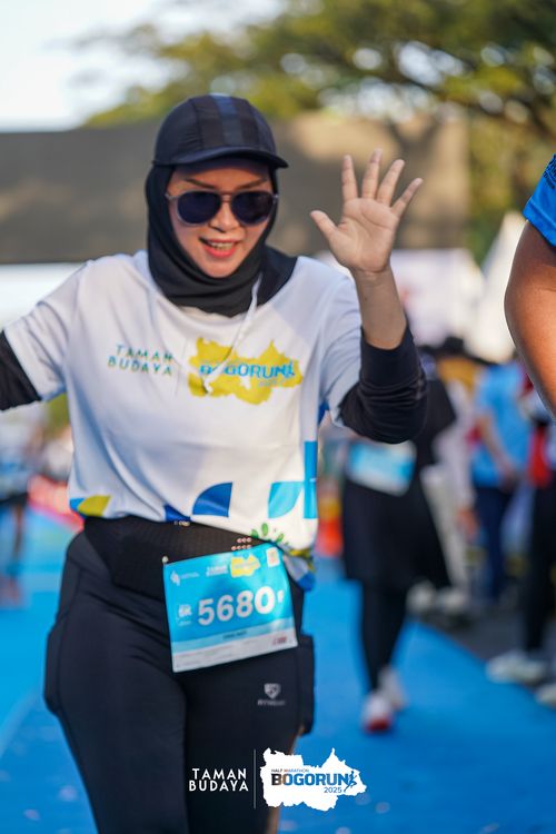 Race photo from Taman Budaya x BOGORUN 2025