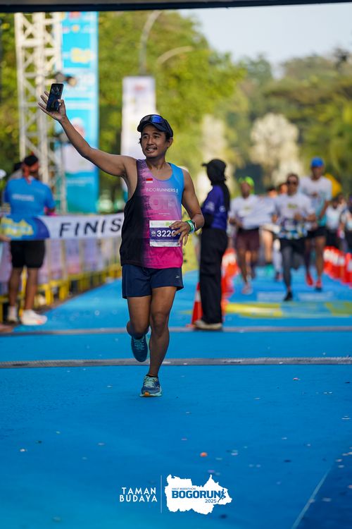 Race photo from Taman Budaya x BOGORUN 2025