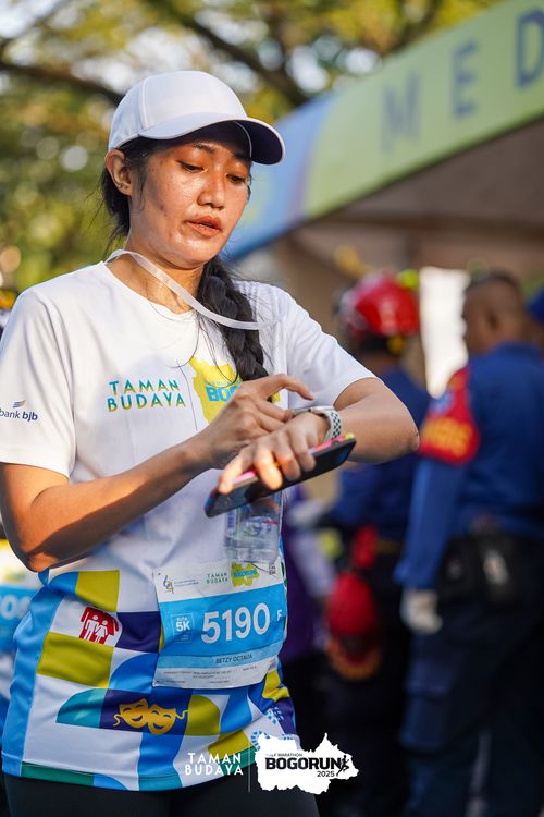 Race photo from Taman Budaya x BOGORUN 2025