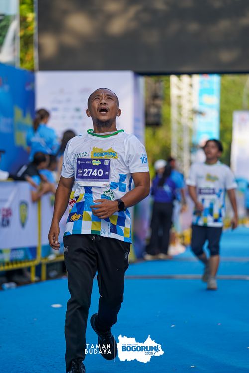 Race photo from Taman Budaya x BOGORUN 2025
