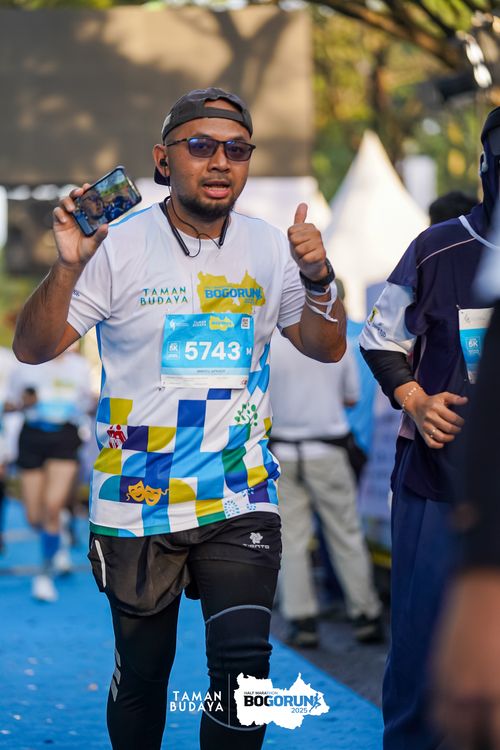 Race photo from Taman Budaya x BOGORUN 2025
