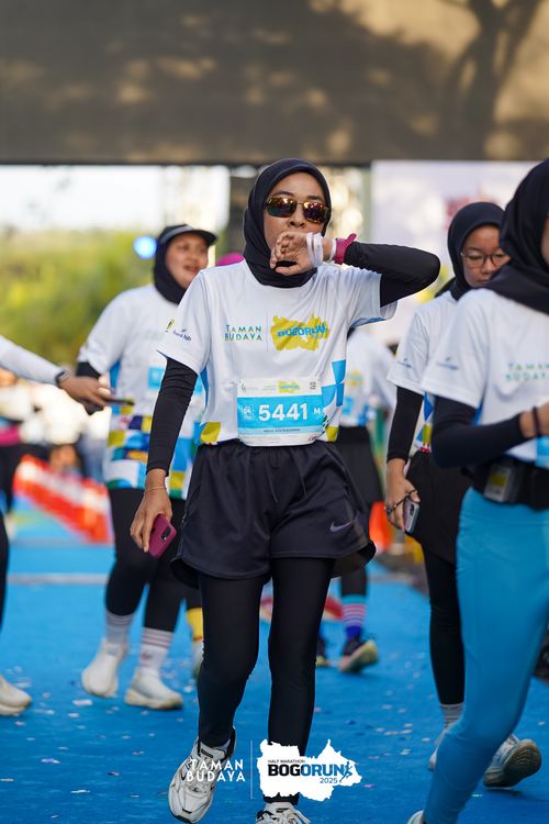 Race photo from Taman Budaya x BOGORUN 2025