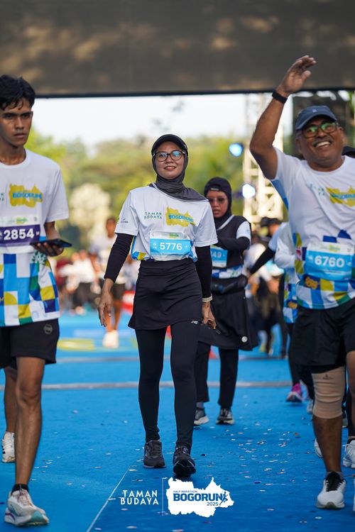 Race photo from Taman Budaya x BOGORUN 2025