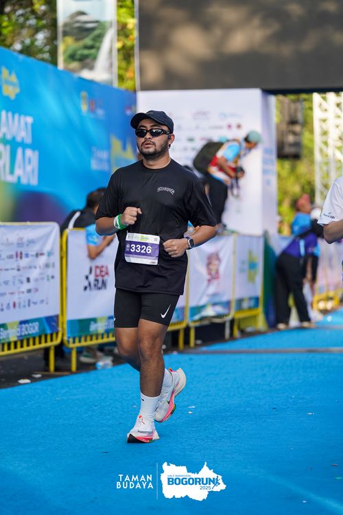 Race photo from Taman Budaya x BOGORUN 2025
