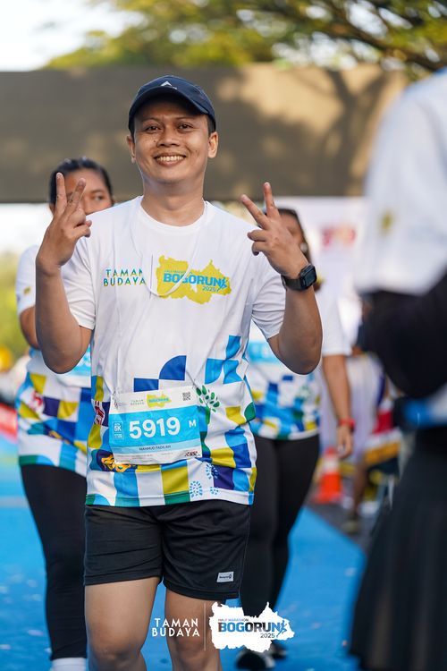 Race photo from Taman Budaya x BOGORUN 2025