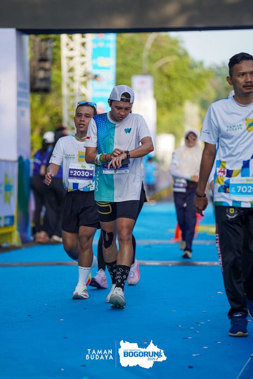 Race photo from Taman Budaya x BOGORUN 2025