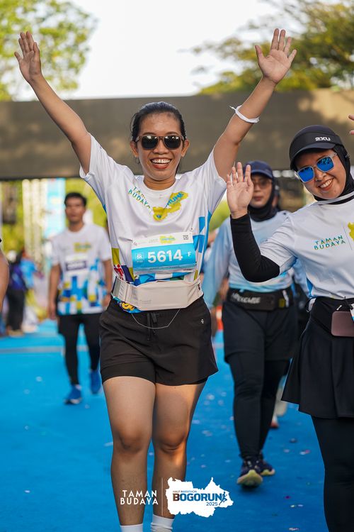 Race photo from Taman Budaya x BOGORUN 2025