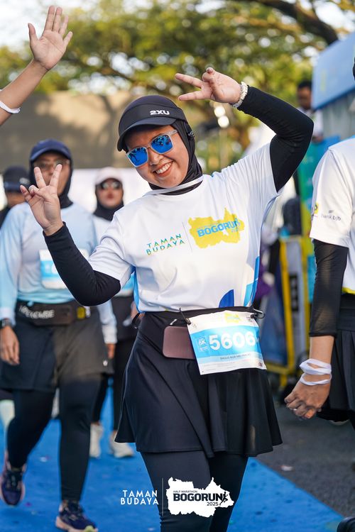 Race photo from Taman Budaya x BOGORUN 2025