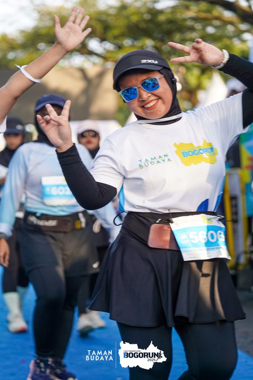 Race photo from Taman Budaya x BOGORUN 2025