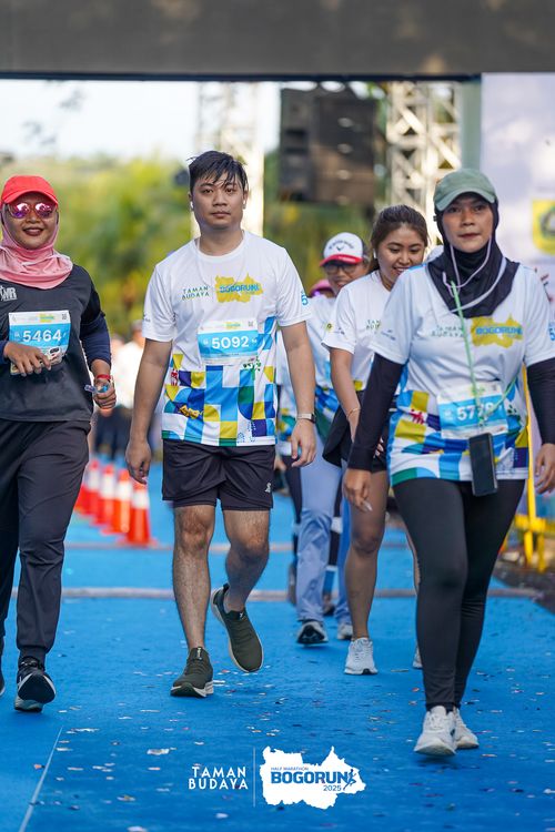 Race photo from Taman Budaya x BOGORUN 2025