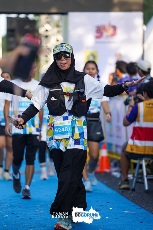 Race photo from Taman Budaya x BOGORUN 2025