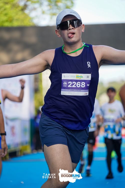 Race photo from Taman Budaya x BOGORUN 2025