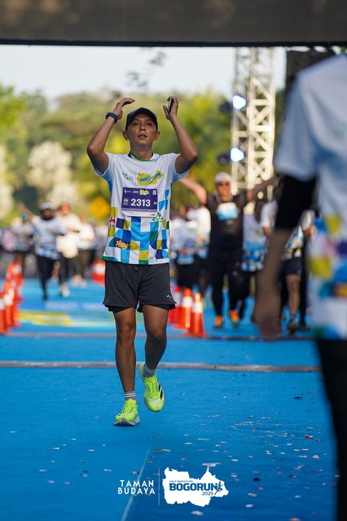 Race photo from Taman Budaya x BOGORUN 2025