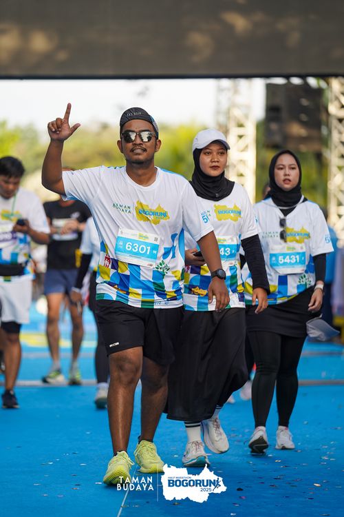 Race photo from Taman Budaya x BOGORUN 2025