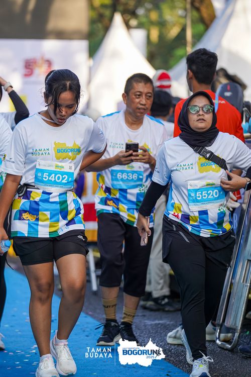 Race photo from Taman Budaya x BOGORUN 2025