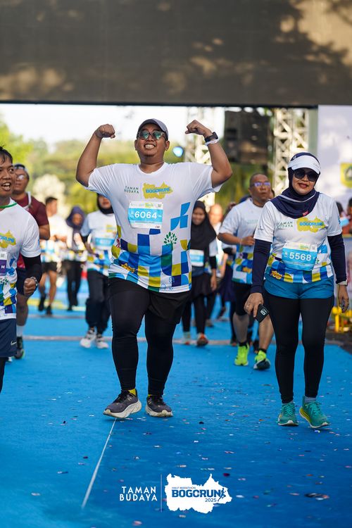 Race photo from Taman Budaya x BOGORUN 2025