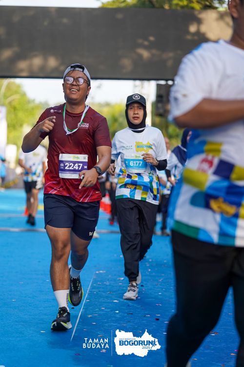 Race photo from Taman Budaya x BOGORUN 2025