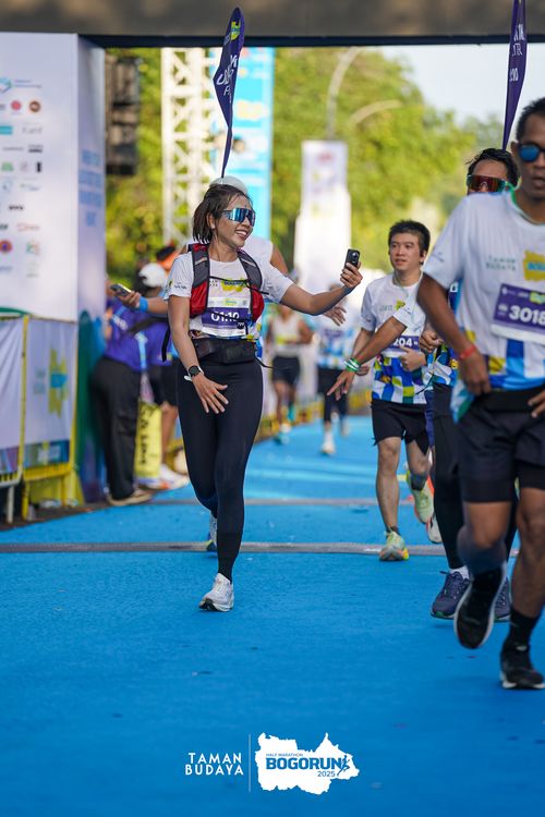 Race photo from Taman Budaya x BOGORUN 2025