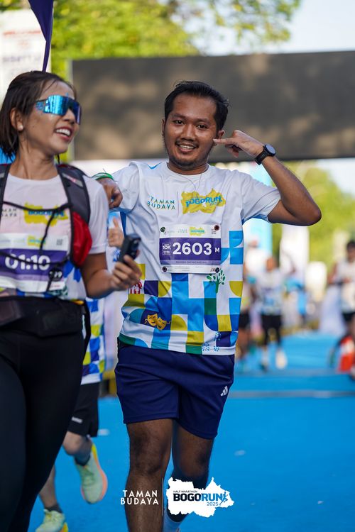 Race photo from Taman Budaya x BOGORUN 2025
