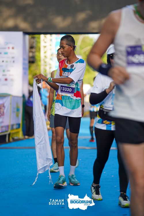 Race photo from Taman Budaya x BOGORUN 2025