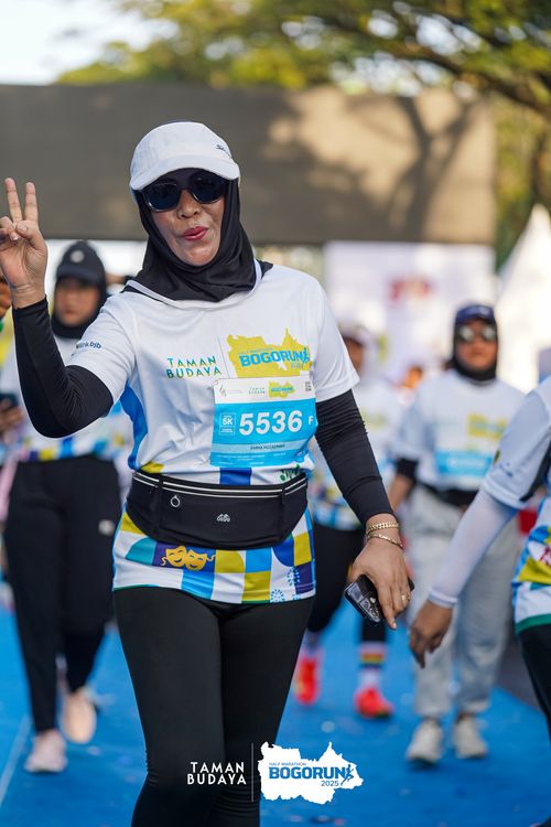 Race photo from Taman Budaya x BOGORUN 2025