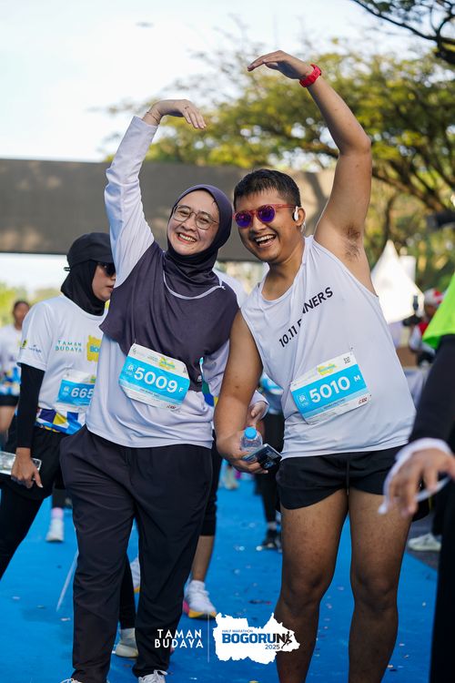 Race photo from Taman Budaya x BOGORUN 2025