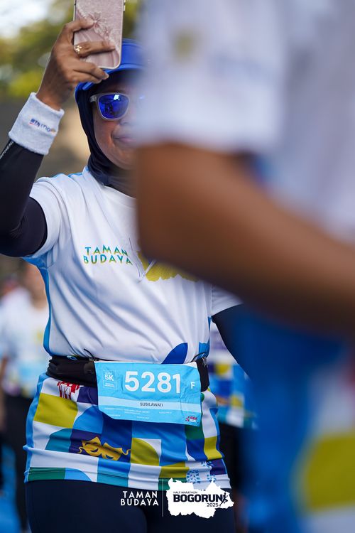 Race photo from Taman Budaya x BOGORUN 2025